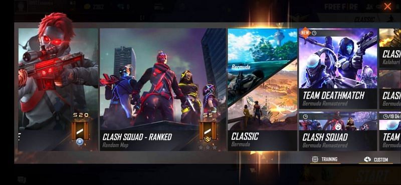 Multiplayer modes in Free Fire